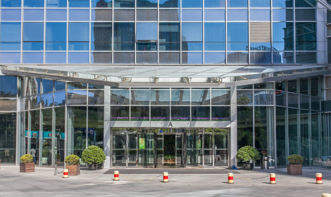 东方梅地亚中心正门图